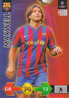 Maxwell FC Barcelona 2009/10 Panini Super Strikes CL #93